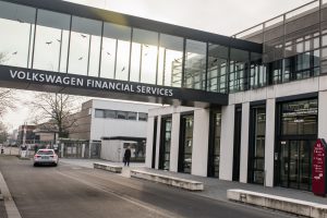 Ein Gebäude von Volkswagen Financial Services am Dienstag (09.01.2018) in der Nordhoffstraße Straße in Braunschweig.