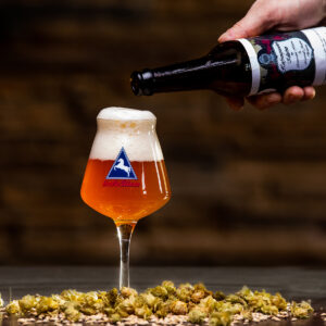 Craft-Beer wird ins Glas eingeschenkt