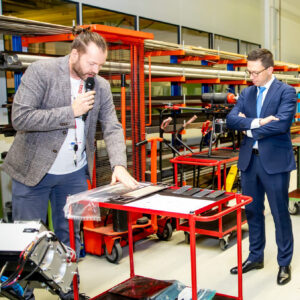 Niedersachsens Minister Falko Mohrs beim NFF der TU Braunschweig – Pressefoto