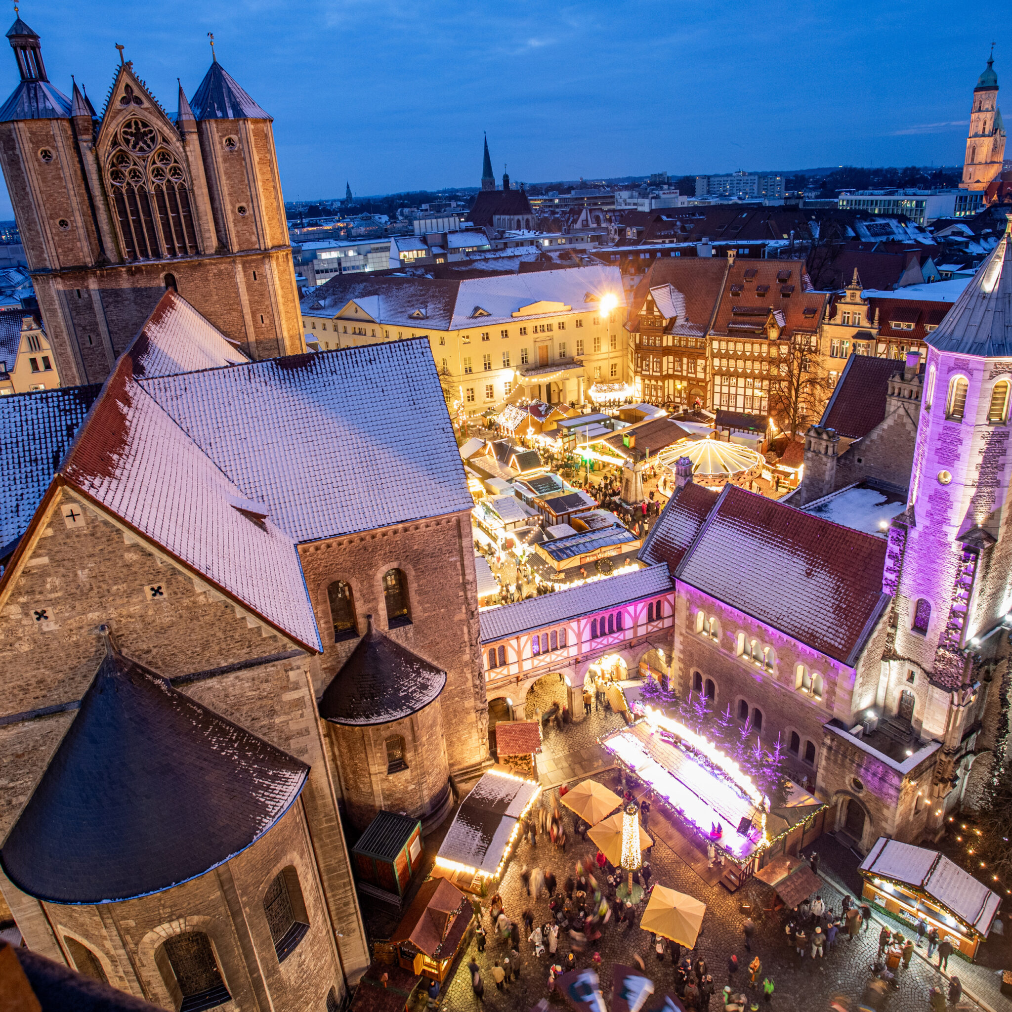 Weihnachtsmarkt Braunschweig – Lichter, Buden, Besucher
