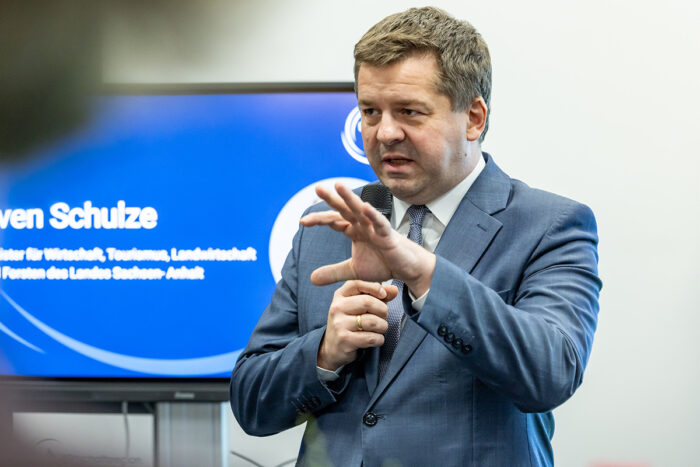 Sven Schulze beim Neujahrsempfang